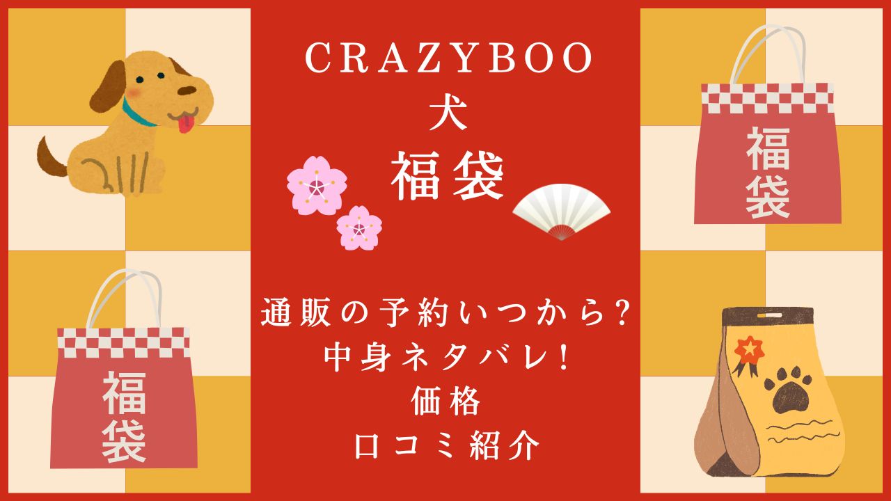CRAZYBOO福袋の予約はいつ？中身・価格・口コミを紹介