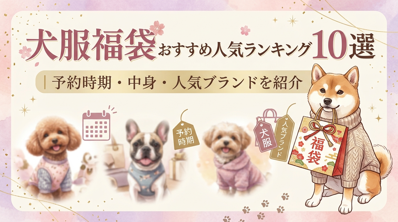 犬服福袋おすすめ人気ランキング10選｜予約時期・中身・人気ブランドを紹介